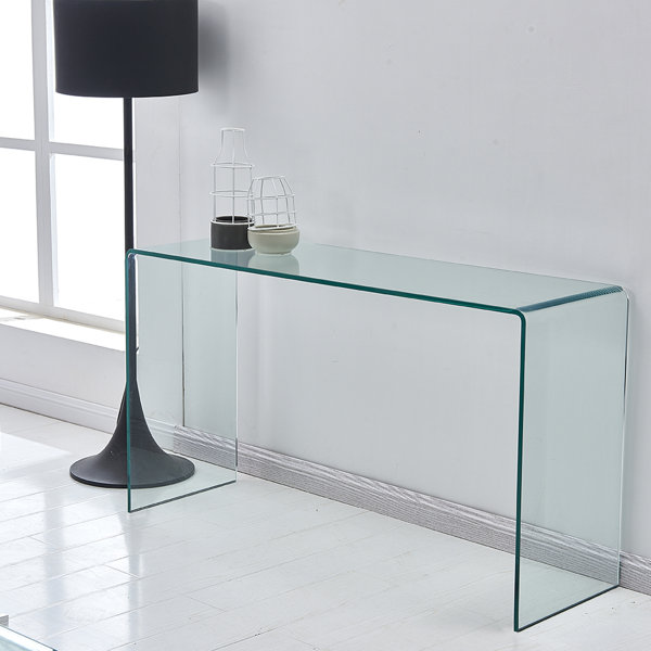 Glass Console Table Wayfair